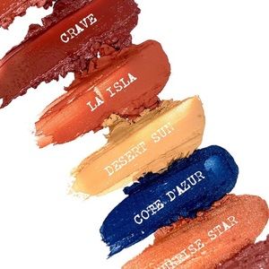 Nudestix La Isla and Desert Sun matte eye color